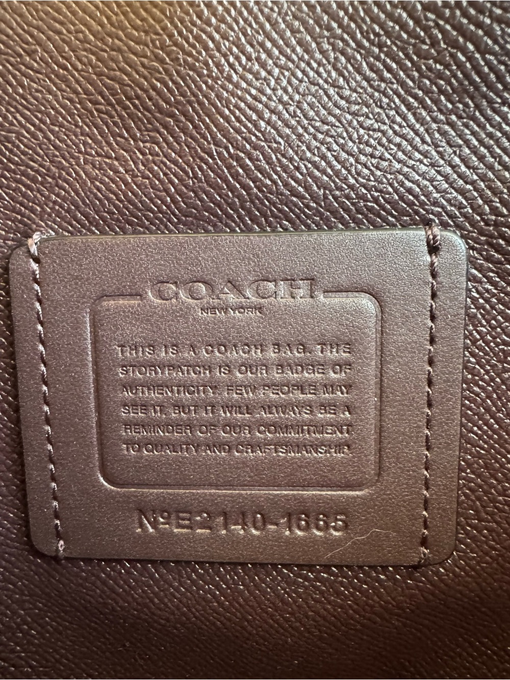 Coach City Zip Tote Signature Canvas Brown Red Leather Gold Hardware F58292 - Picture 9 of 11